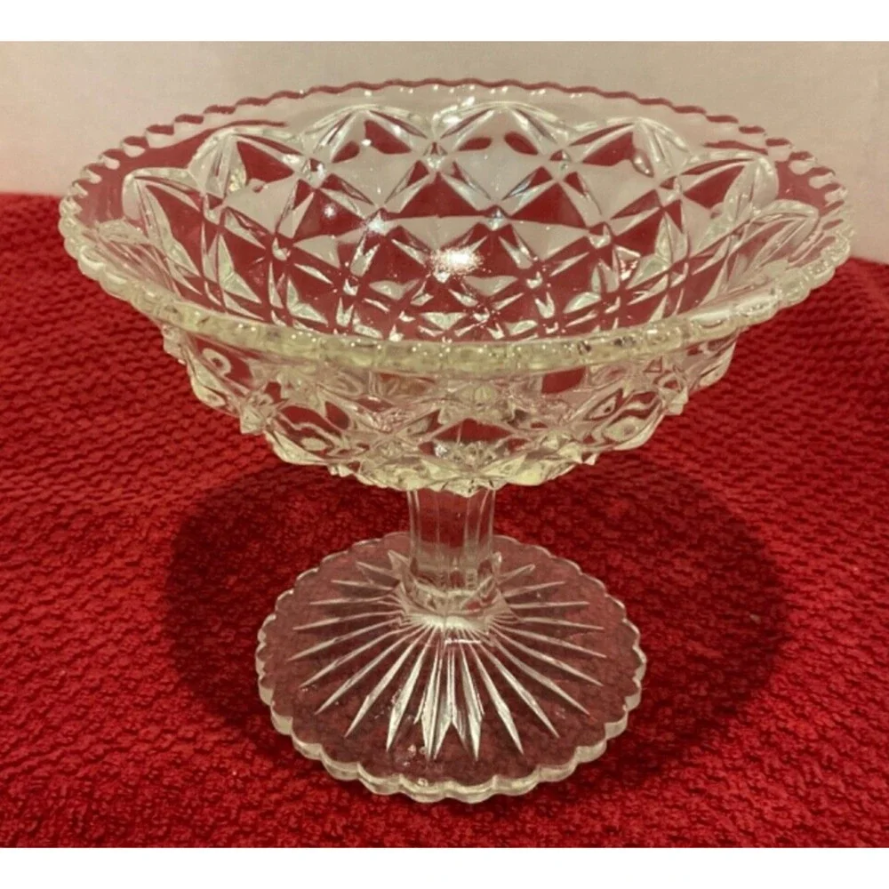 Beautiful ~‎ Vintage Imperial Glass Candy/Nut Dish - Pressed Glass